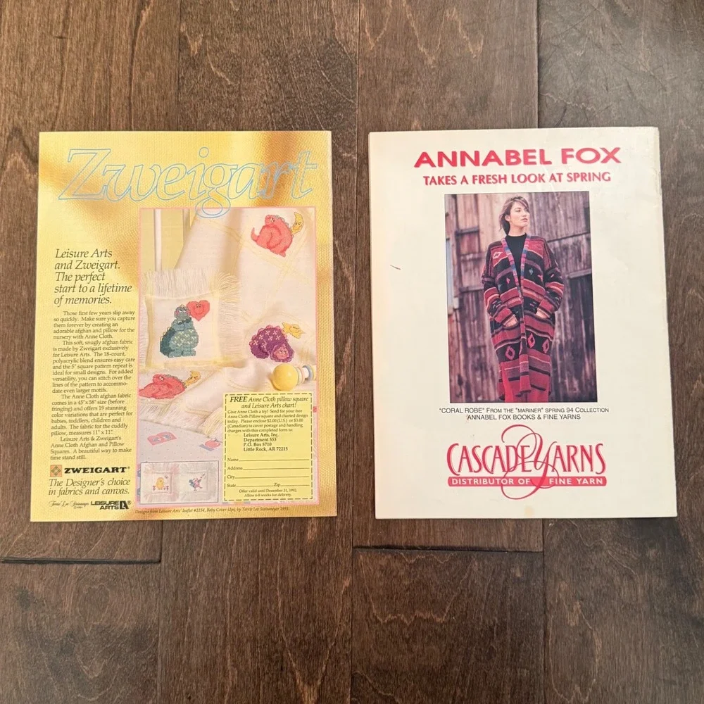 Vintage McCall's Needlework Magazine Bundle Classic Cross Stitch‎ & Needlework